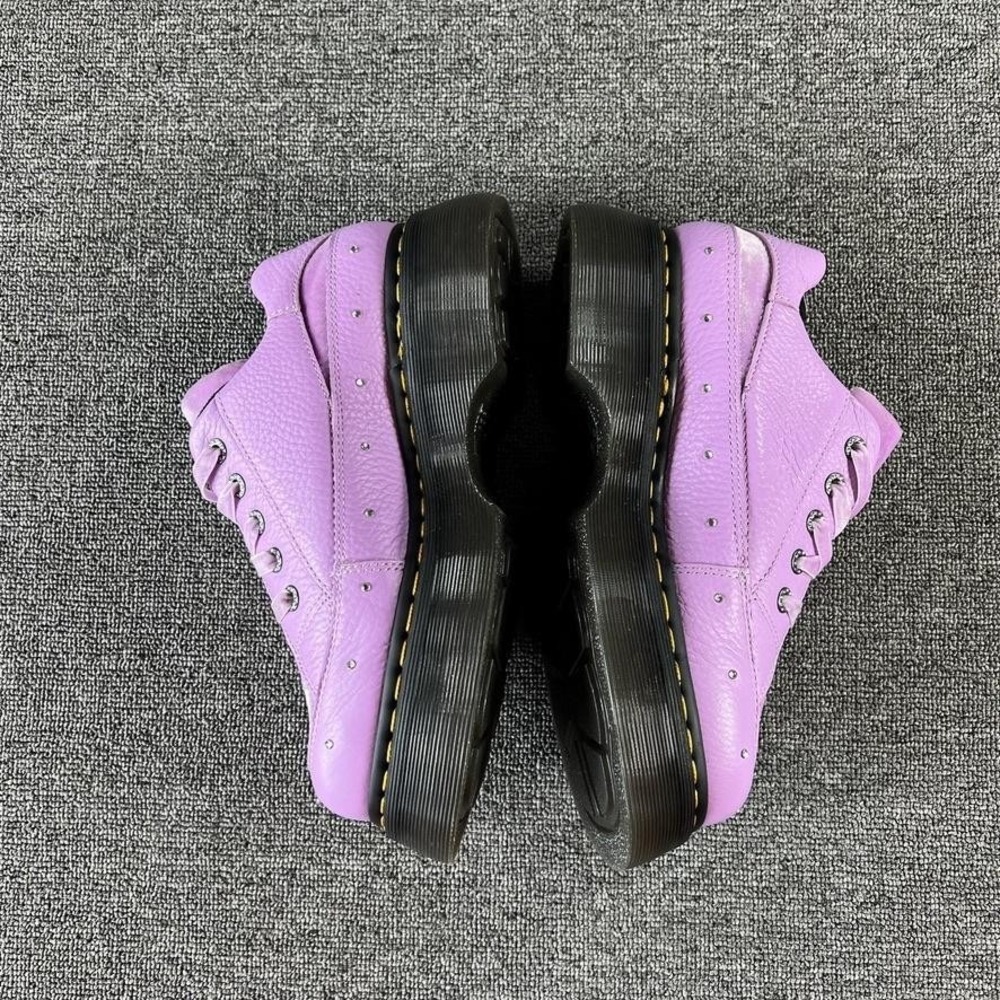 Dr Martens Shoes Womens 8 Purple Buzz S1 Bratz Platform Sneaker Studded Leather - Picture 10 of 11